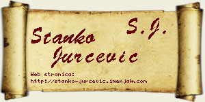 Stanko Jurčević vizit kartica